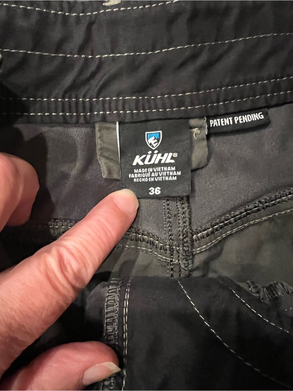 Kuhl Men's Olive Cargo Shorts Size 36 - Picture 6 of 6